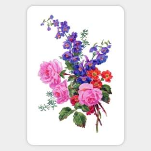 Vintage floral bouquets 2 Sticker